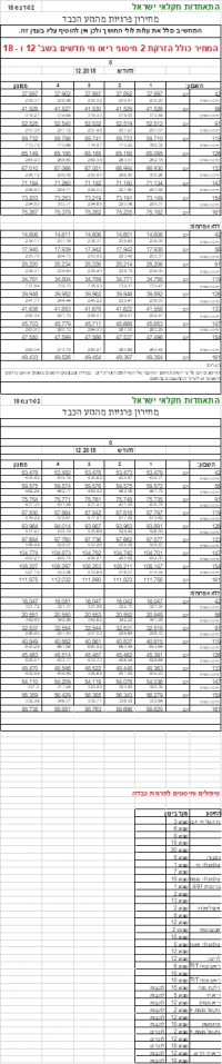תחשיב פרגית קלה דצמבר 2018