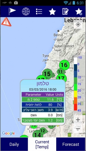 חם בחוץ? יש רוח? ומה לגבי הגשמים שצפויים היום?   משרד החקלאות משיק את &quot;אגרומטאו&quot;