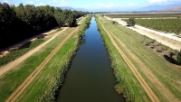 הושלם פרויקט להגבהת הסוללה בתעלה המזרחית למניעת הצפת אזורים מיושבים וחקלאיים