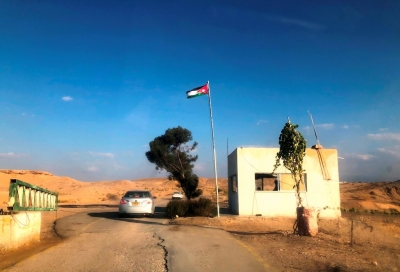 מעבר הגבול עם ירדן, עמדה ירדנית- למובלעת צופר. צילום תקשורות יעל שביט