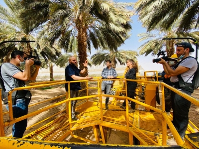 כחלק מסדרת כתבות בישראל שצלמה רשת התקשורת הבינלאומית TBN נבחרה הערבה התיכונה לכתבה על חקלאות מתקדמת